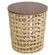 Kit 3 Mesas de Apoio Sandy Or Design Tampo em Madeira Estruta em Fibra Natural -2-